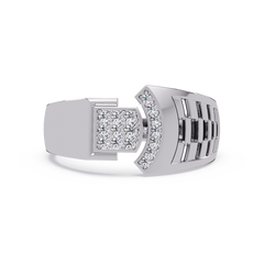Modern Split Top Lab Grown Diamond Statement Ring - HIGHCARAT DIAMONDS