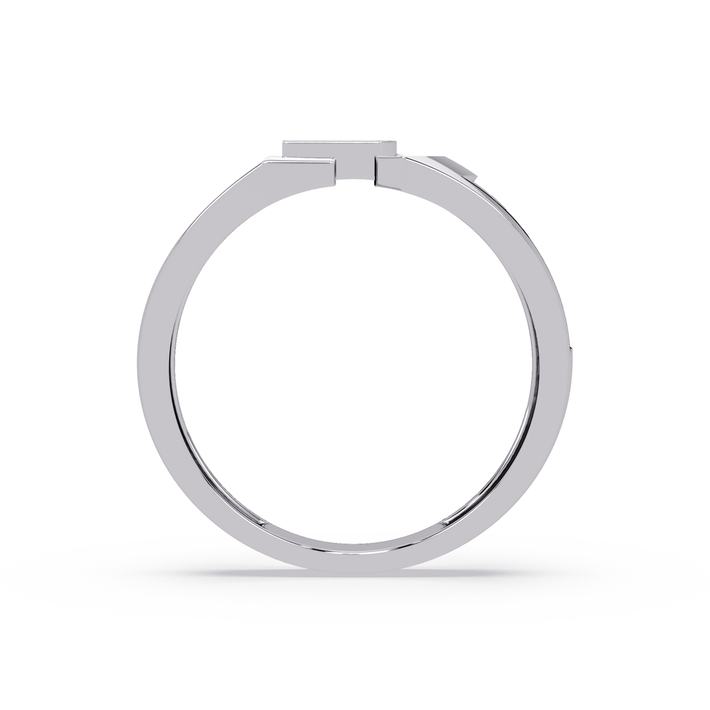 Modern Split Top Lab Grown Diamond Statement Ring - HIGHCARAT DIAMONDS