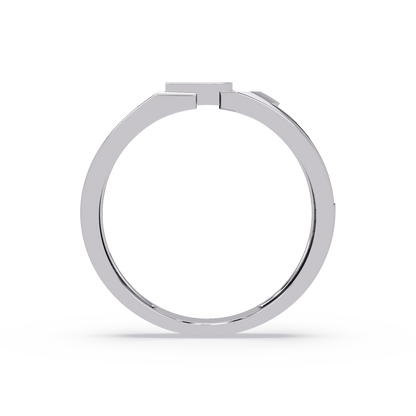Modern Split Top Lab Grown Diamond Statement Ring - HIGHCARAT DIAMONDS