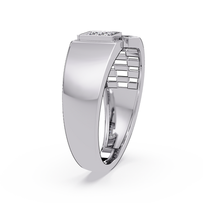 Modern Split Top Lab Grown Diamond Statement Ring - HIGHCARAT DIAMONDS