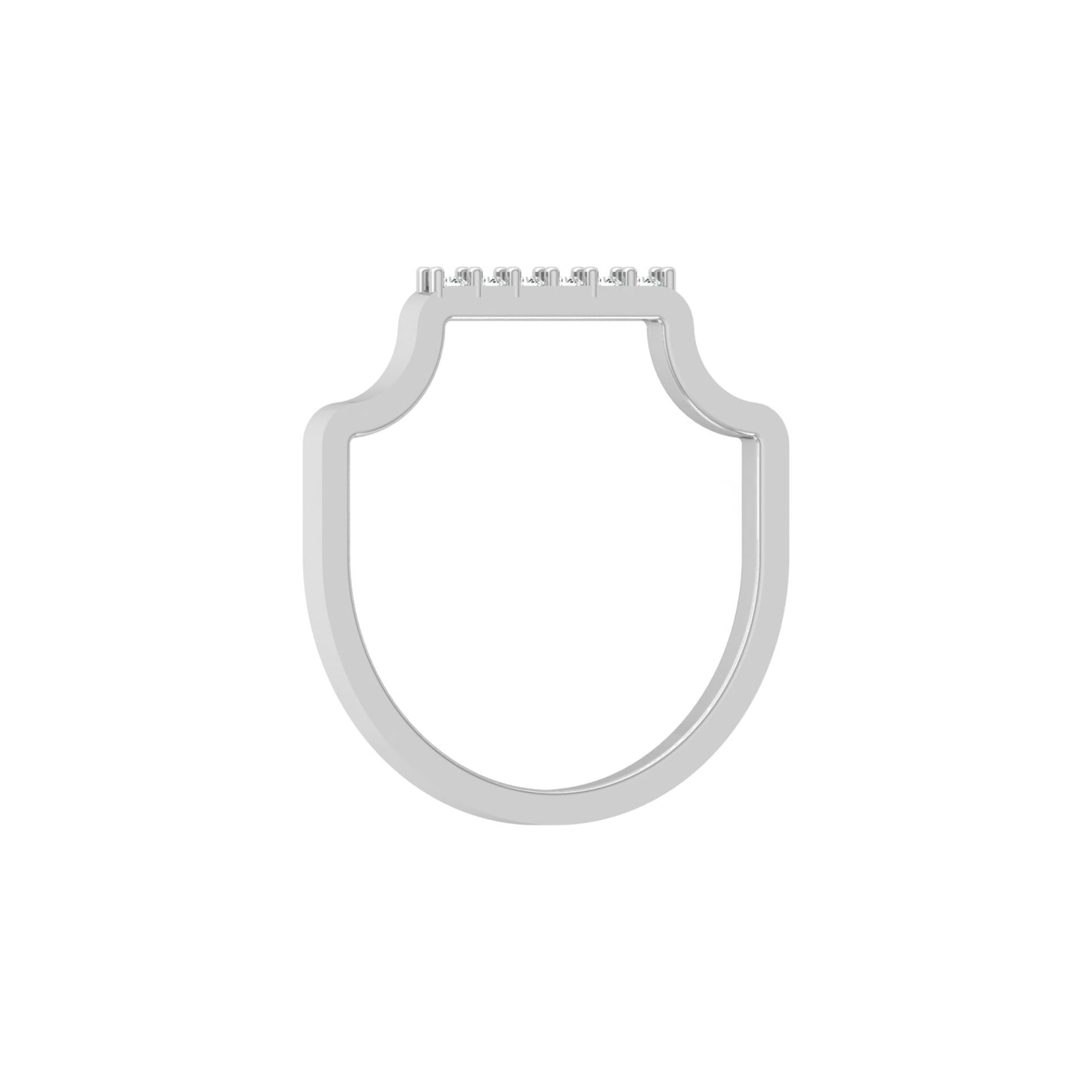 Modern Stackable Labgrown Dimond Ring For Her In 14K Gold Plated Elegant and Durable Design - HIGHCARAT DIAMONDS