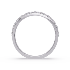Multi Link Lab Grown Diamond Band Ring - HIGHCARAT DIAMONDS