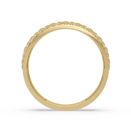 Multi Link Lab Grown Diamond Band Ring - HIGHCARAT DIAMONDS