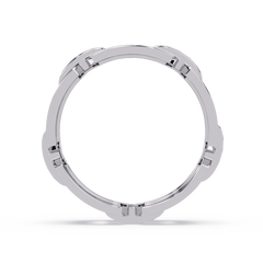 Multi Row Lab Grown Diamond Statement Ring - HIGHCARAT DIAMONDS