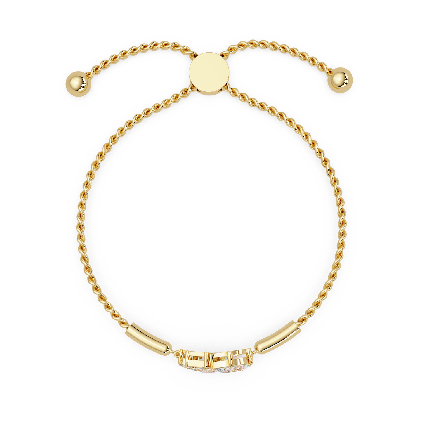 Multi Shape Lab Grown Diamond Cluster Bracelet - HIGHCARAT DIAMONDS