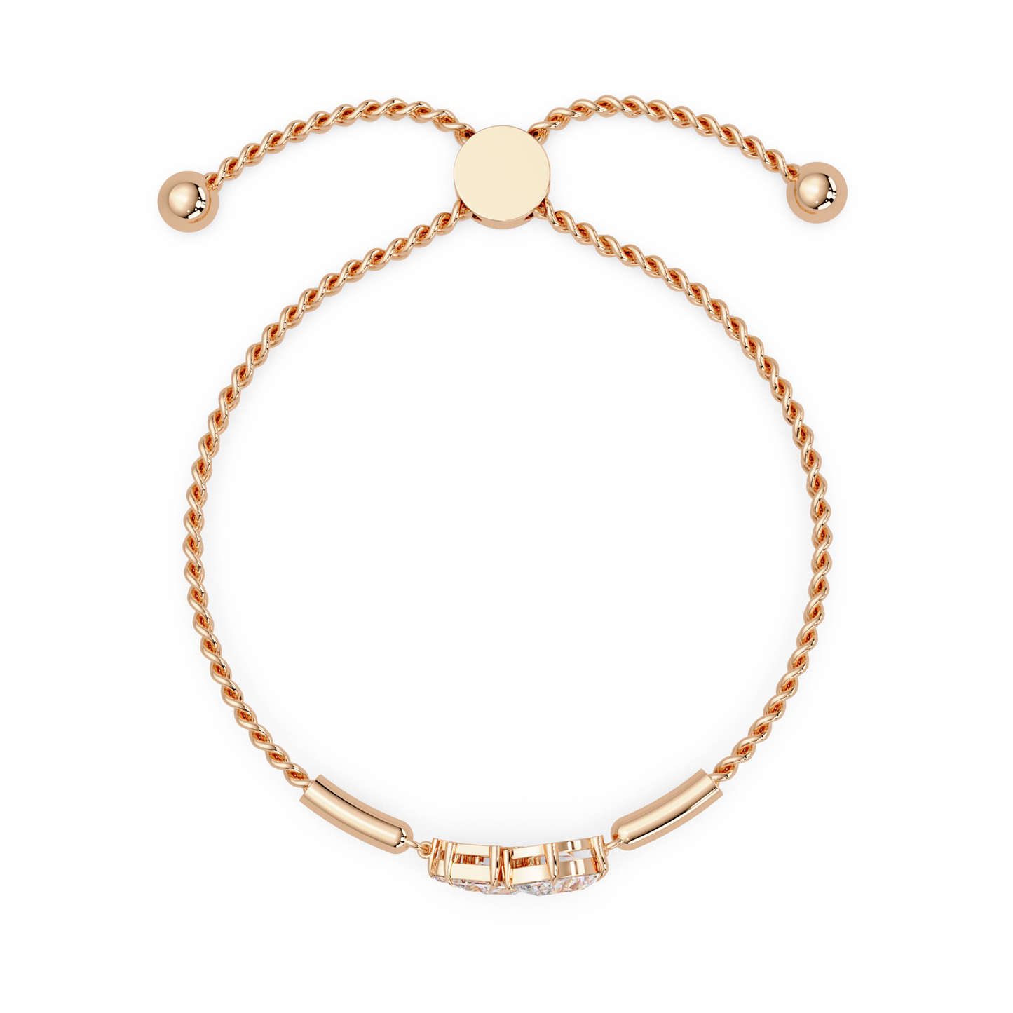 Multi Shape Lab Grown Diamond Cluster Bracelet - HIGHCARAT DIAMONDS
