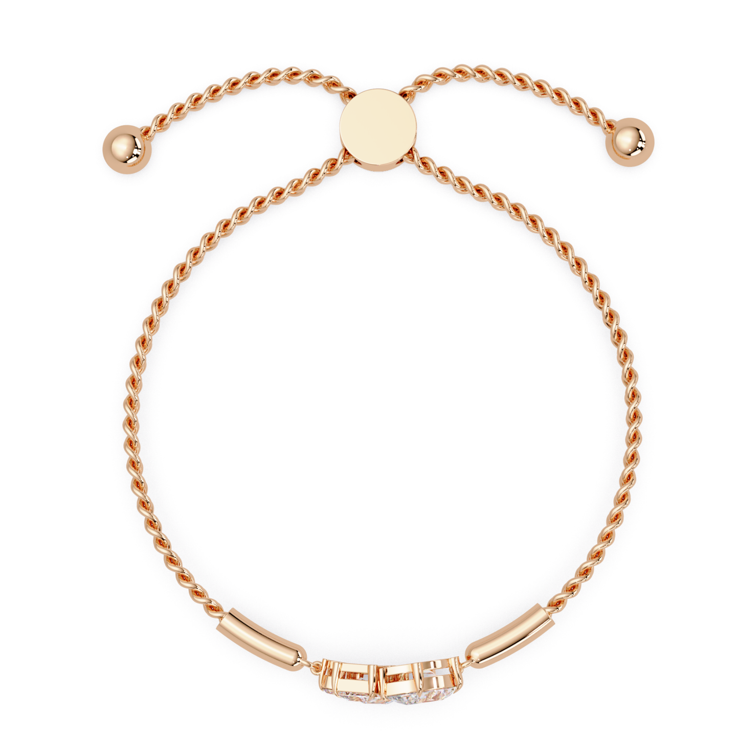 Multi Shape Lab Grown Diamond Cluster Bracelet - HIGHCARAT DIAMONDS