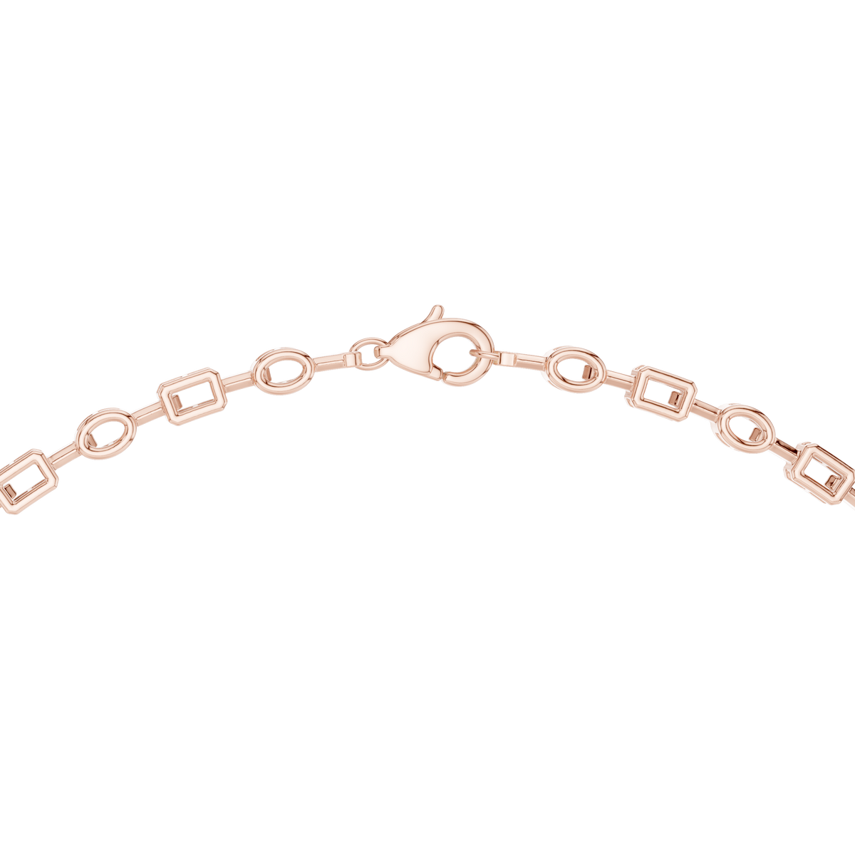 Round, Oval, Emerald At All Shapes Lab grown Diamond 14k Solid Gold Antic Look Diamond Necklace for Her - HIGHCARAT DIAMONDS