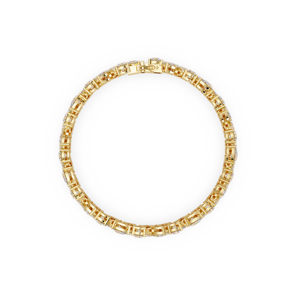 Multi Shape Lab Grown Diamond Floral Bracelet - HIGHCARAT DIAMONDS