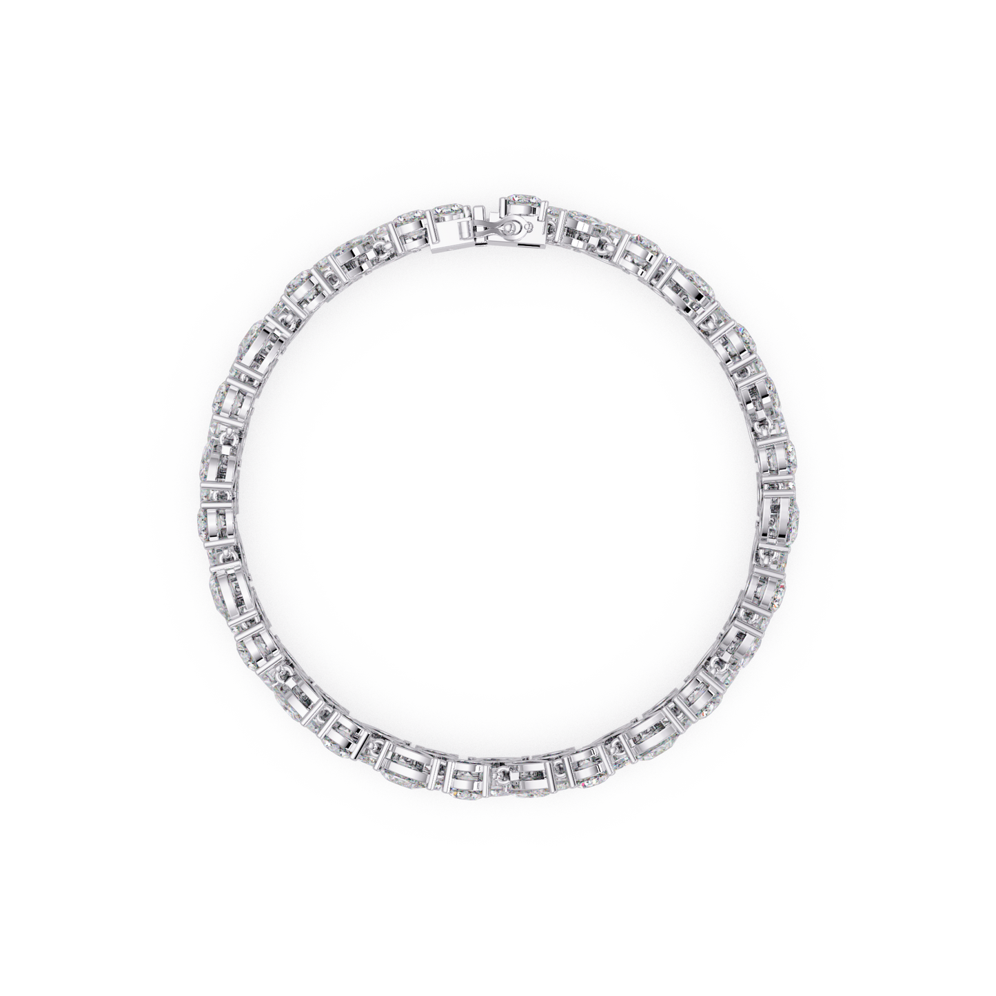 Multi Shape Lab Grown Diamond Floral Bracelet - HIGHCARAT DIAMONDS