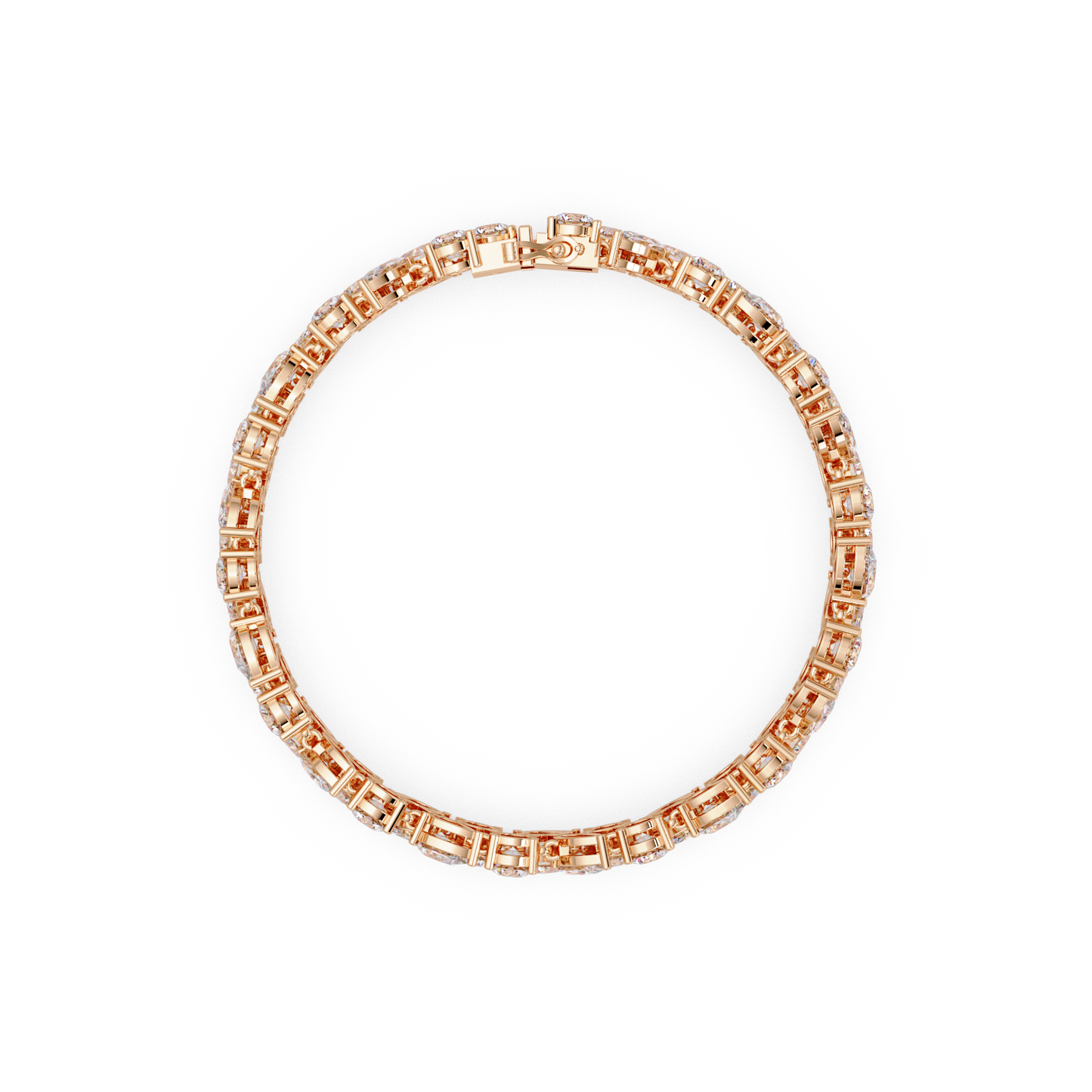 Multi Shape Lab Grown Diamond Floral Bracelet - HIGHCARAT DIAMONDS