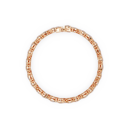 Multi Shape Lab Grown Diamond Floral Bracelet - HIGHCARAT DIAMONDS