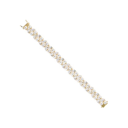 Multi Shape Lab Grown Diamond Floral Bracelet - HIGHCARAT DIAMONDS