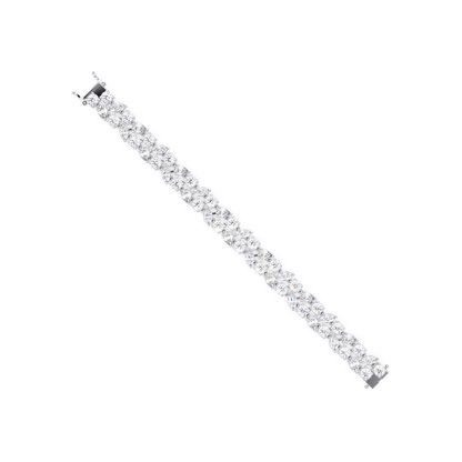 Multi Shape Lab Grown Diamond Floral Bracelet - HIGHCARAT DIAMONDS