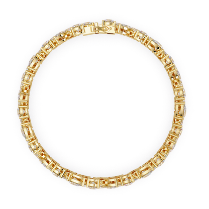 Multi Shape Lab Grown Diamond Floral Bracelet - HIGHCARAT DIAMONDS