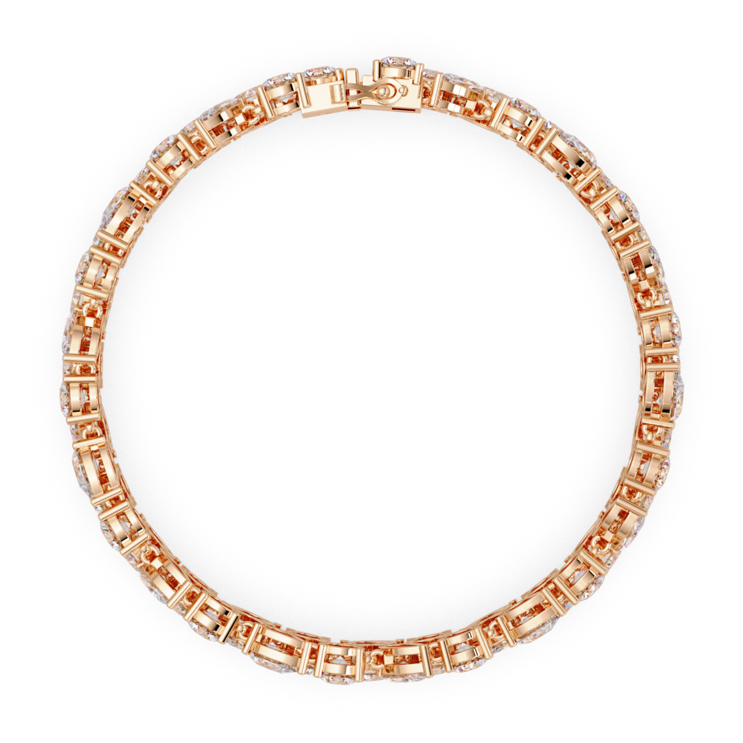 Multi Shape Lab Grown Diamond Floral Bracelet - HIGHCARAT DIAMONDS