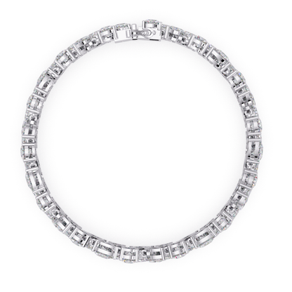 Multi Shape Lab Grown Diamond Floral Bracelet - HIGHCARAT DIAMONDS