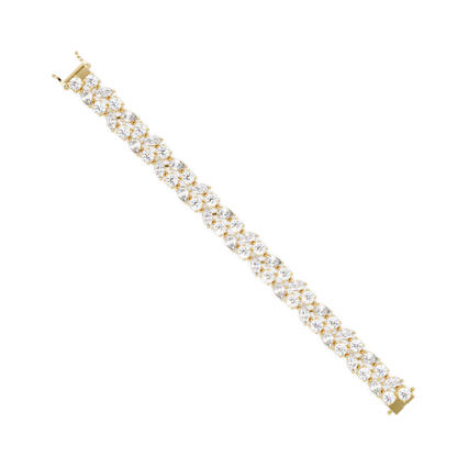 Multi Shape Lab Grown Diamond Floral Bracelet - HIGHCARAT DIAMONDS