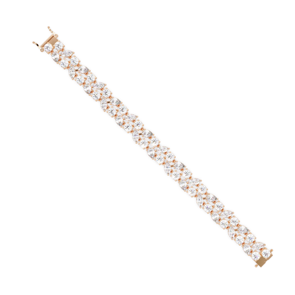 Multi Shape Lab Grown Diamond Floral Bracelet - HIGHCARAT DIAMONDS