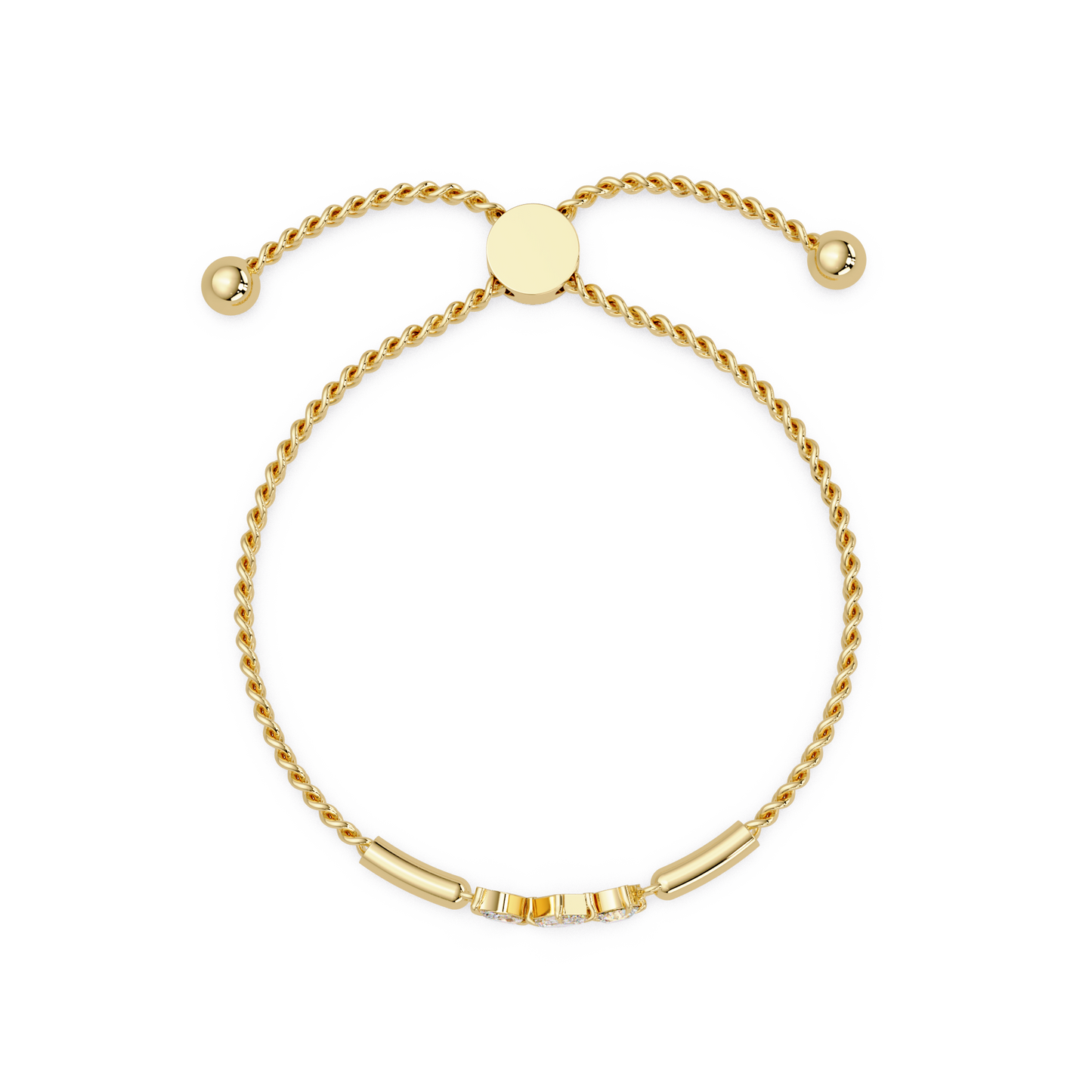 Multi Shape Lab Grown Diamond Rose Gold Bracelet - HIGHCARAT DIAMONDS