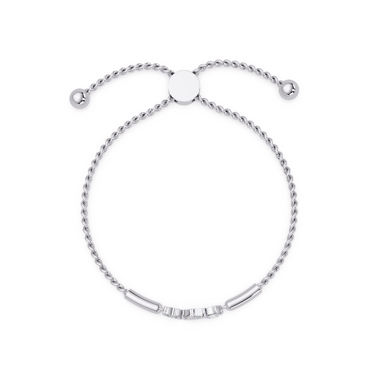 Multi Shape Lab Grown Diamond Rose Gold Bracelet - HIGHCARAT DIAMONDS