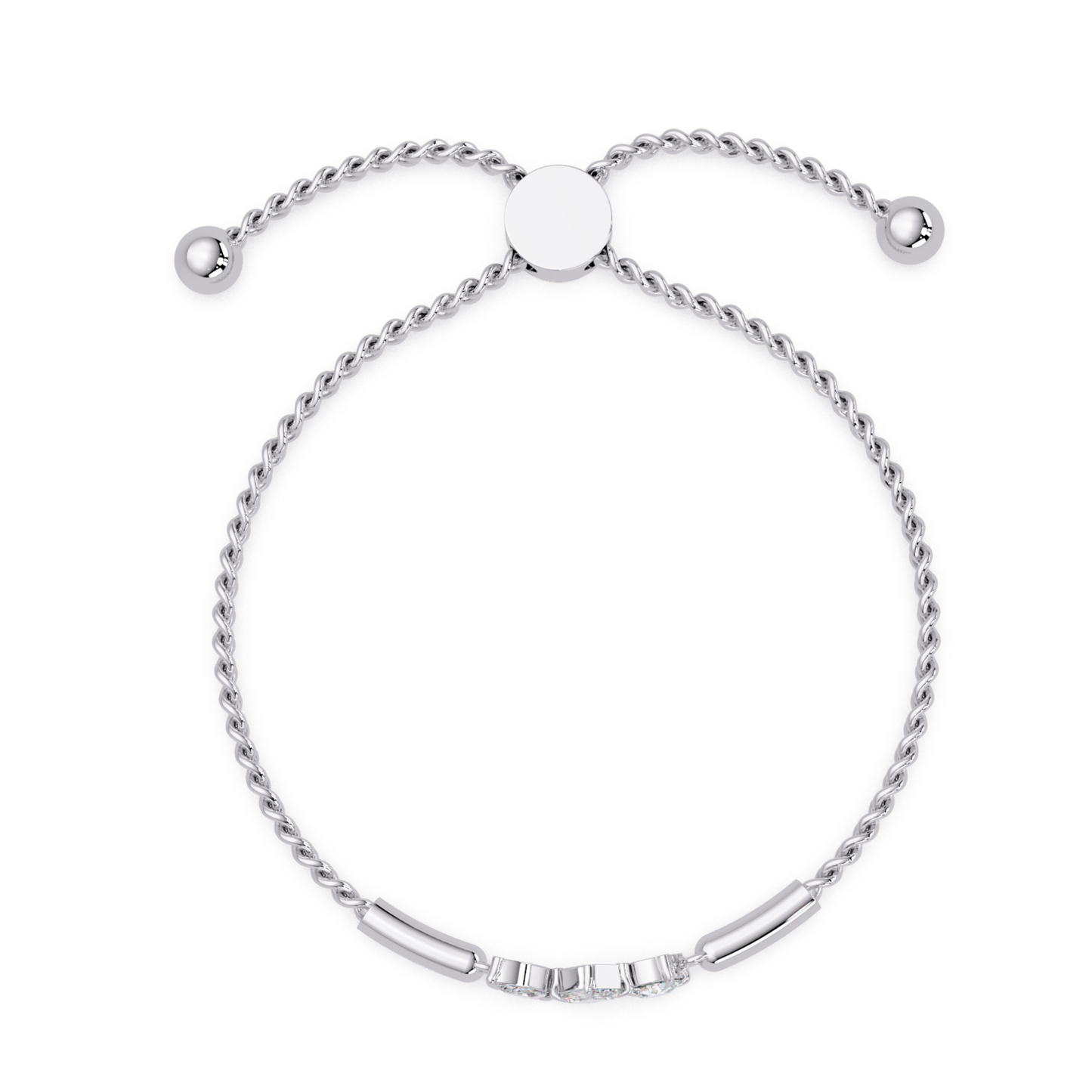Multi Shape Lab Grown Diamond Rose Gold Bracelet - HIGHCARAT DIAMONDS