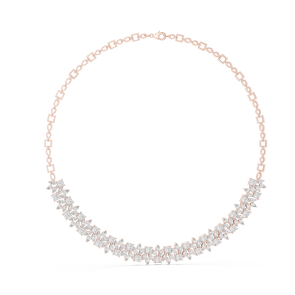 23.22 Ct Pear, Princess And Marquise Cut Lab Grown Diamond New Classic Diamond Necklace for Her - HIGHCARAT DIAMONDS