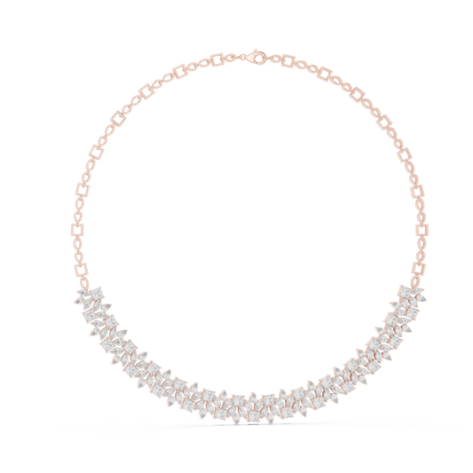 23.22 Ct Pear, Princess And Marquise Cut Lab Grown Diamond New Classic Diamond Necklace for Her - HIGHCARAT DIAMONDS