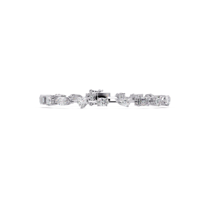 Multi Shape Lab Grown Diamond Tennis Bracelet - HIGHCARAT DIAMONDS
