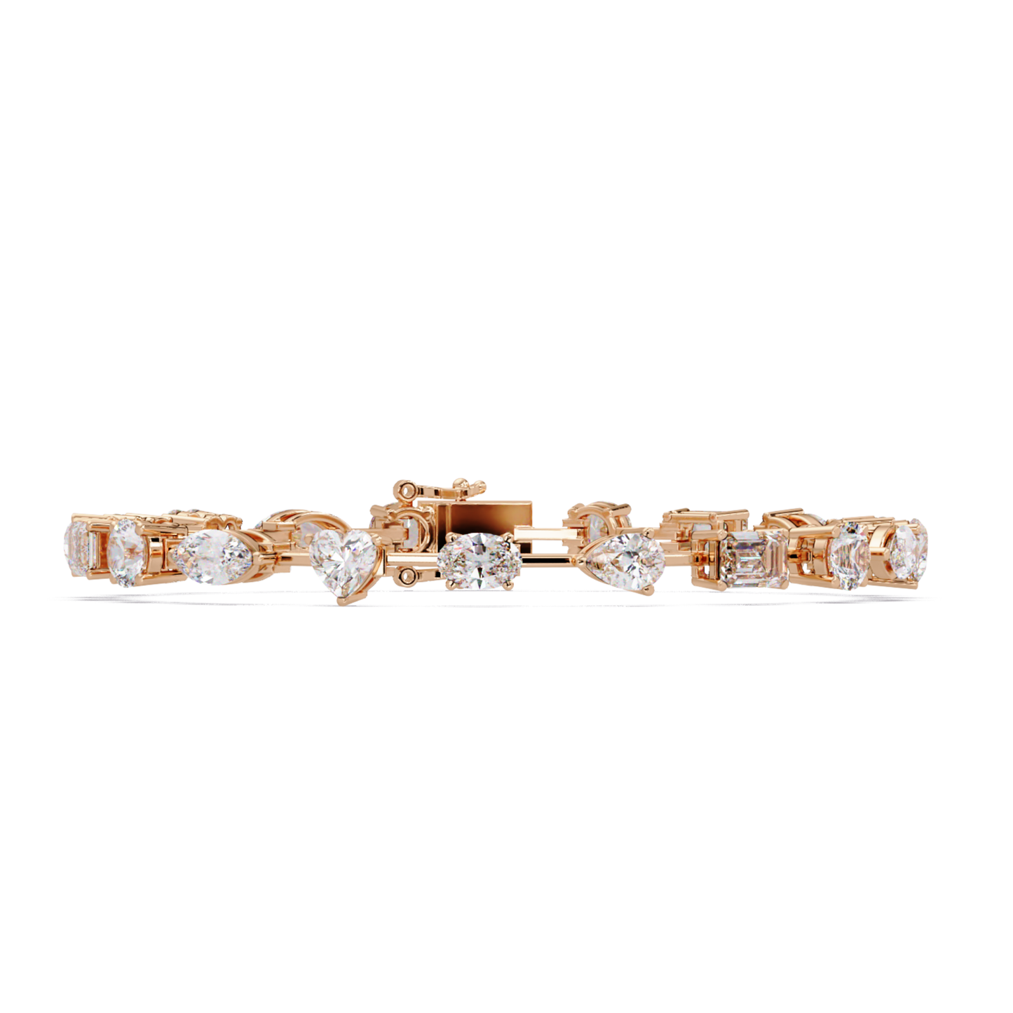Multi Shape Lab Grown Diamond Tennis Bracelet - HIGHCARAT DIAMONDS