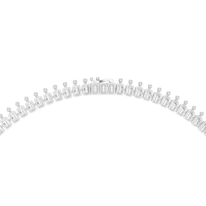 Round, Princess, Pear, Marquise, Emerald, Radiant  All Shapes Lab Grown Diamond Necklace For Her Wedding Gift - HIGHCARAT DIAMONDS