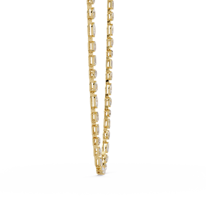Multiple Shape Lab Grown Diamond Tennis Necklace - HIGHCARAT DIAMONDS