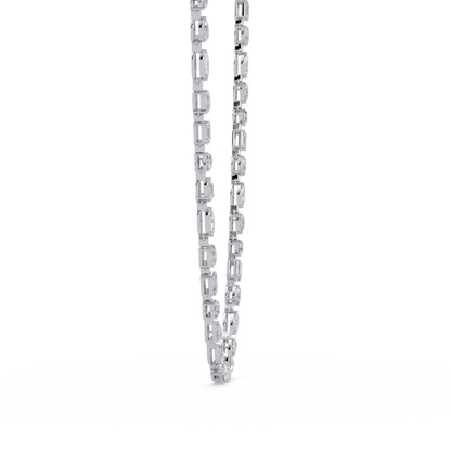 Multiple Shape Lab Grown Diamond Tennis Necklace - HIGHCARAT DIAMONDS