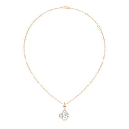 Elegant Women's Diamond Pendant 1.19 Carat Minimalist Handmade Necklace Pendant - HIGHCARAT DIAMONDS