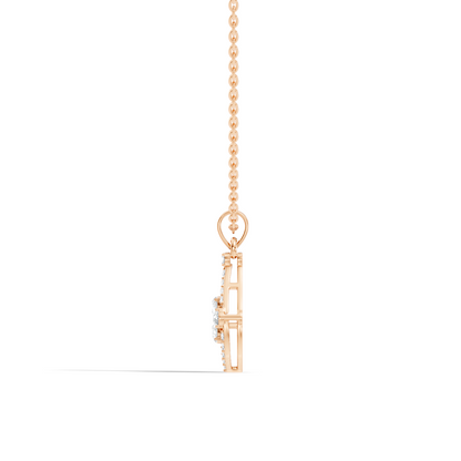 Elegant Women's Diamond Pendant 1.19 Carat Minimalist Handmade Necklace Pendant - HIGHCARAT DIAMONDS