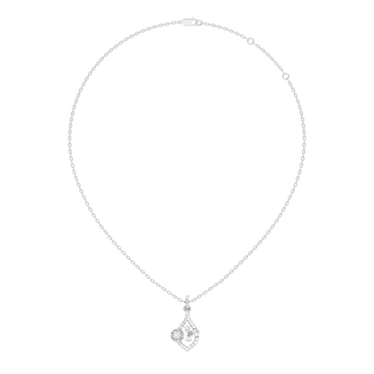 Elegant Women's Diamond Pendant 1.19 Carat Minimalist Handmade Necklace Pendant - HIGHCARAT DIAMONDS