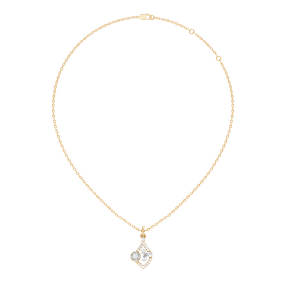 Elegant Women's Diamond Pendant 1.19 Carat Minimalist Handmade Necklace Pendant - HIGHCARAT DIAMONDS