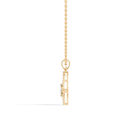 Elegant Women's Diamond Pendant 1.19 Carat Minimalist Handmade Necklace Pendant - HIGHCARAT DIAMONDS