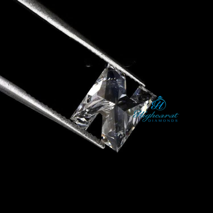 N Shape Luxury Lab Diamond  Unique  Cut For Modern Fine Jewelry Collections