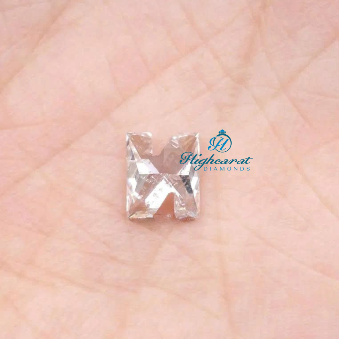 N Shape Luxury Lab Diamond  Unique  Cut For Modern Fine Jewelry Collections