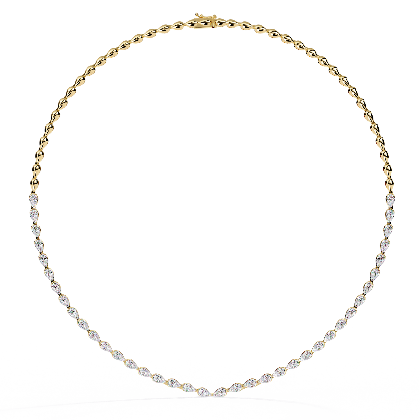 4.84 Ct Round Cut Natural And Lab Grown Stunning Classic Statement Necklace Gift For Her