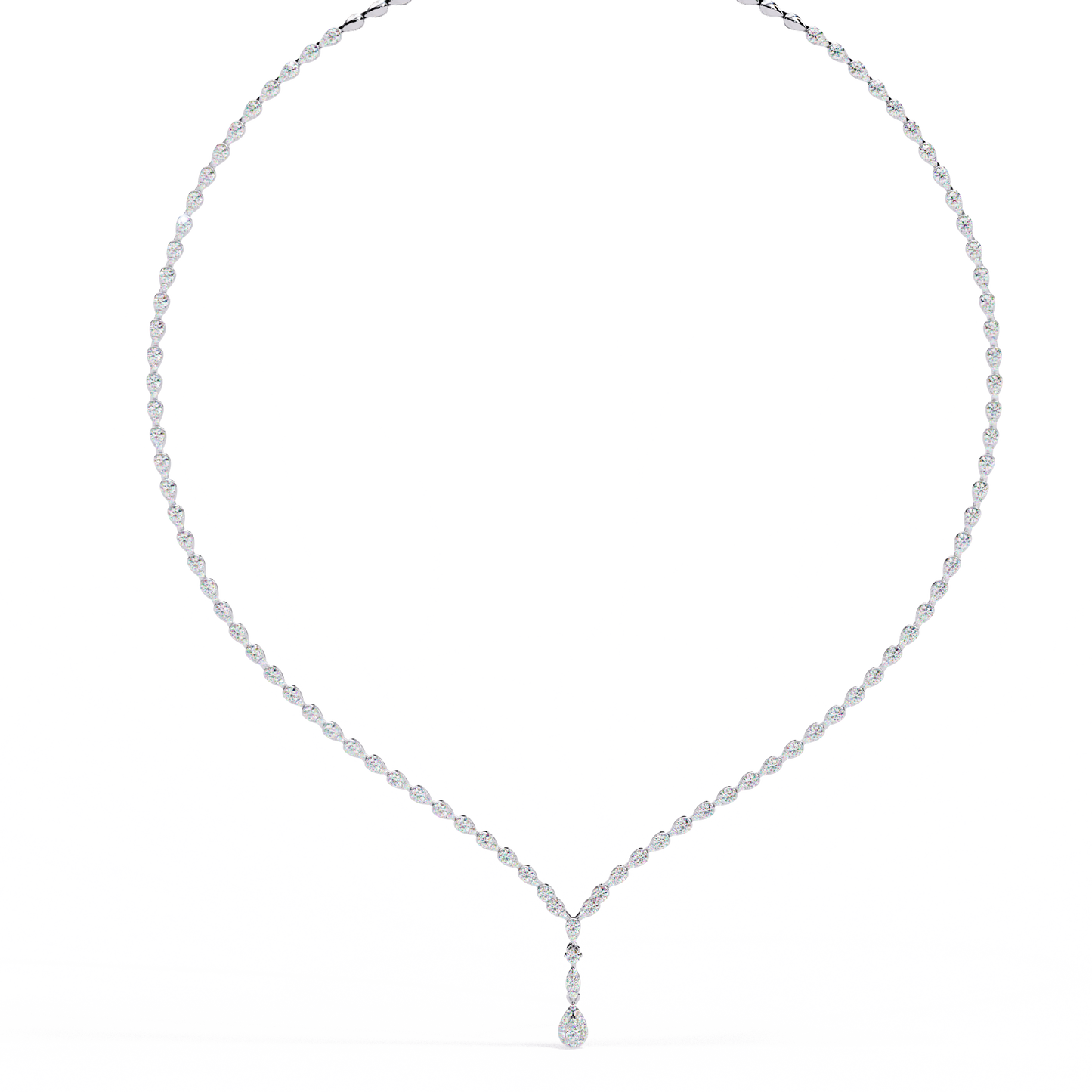 4.52 CT  Round Cut Natural And Lab Grown Top Grade Diamond Delicate Prong Set Bridesmaid Necklace for Gifted By Mother, bride