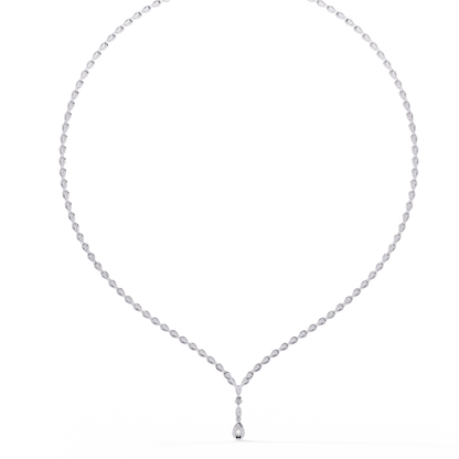 4.52 CT  Round Cut Natural And Lab Grown Top Grade Diamond Delicate Prong Set Bridesmaid Necklace for Gifted By Mother, bride