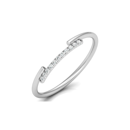 Natural Or Lab Grown Diamond Band For Her In 18K Solid Gold Enhanced Sparkle With A Classic Touch