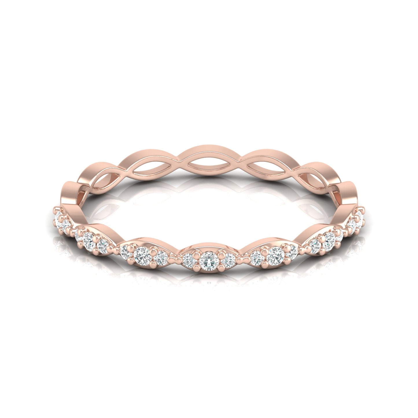 New Arrival Round Cut Diamond Wedding Band Ring Perfect gift for women's - HIGHCARAT DIAMONDS