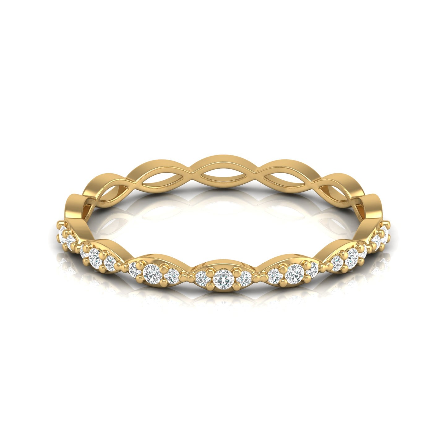 New Arrival Round Cut Diamond Wedding Band Ring Perfect gift for women's - HIGHCARAT DIAMONDS