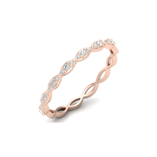 New Arrival Round Cut Diamond Wedding Band Ring Perfect gift for women's