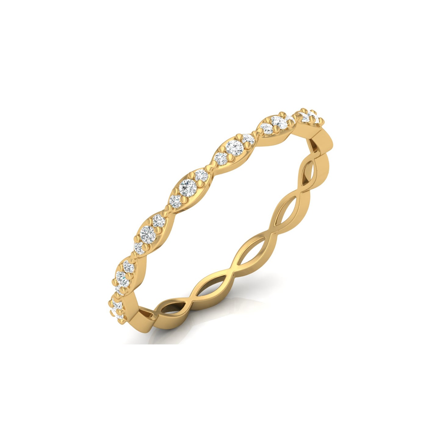 New Arrival Round Cut Diamond Wedding Band Ring Perfect gift for women's - HIGHCARAT DIAMONDS