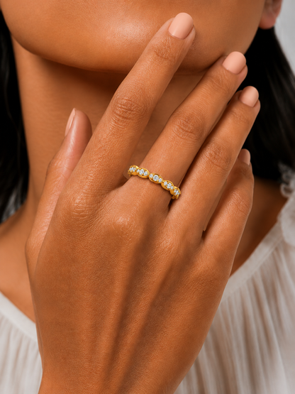 New Arrival Round Cut Diamond Wedding Band Ring Perfect gift for women's - HIGHCARAT DIAMONDS