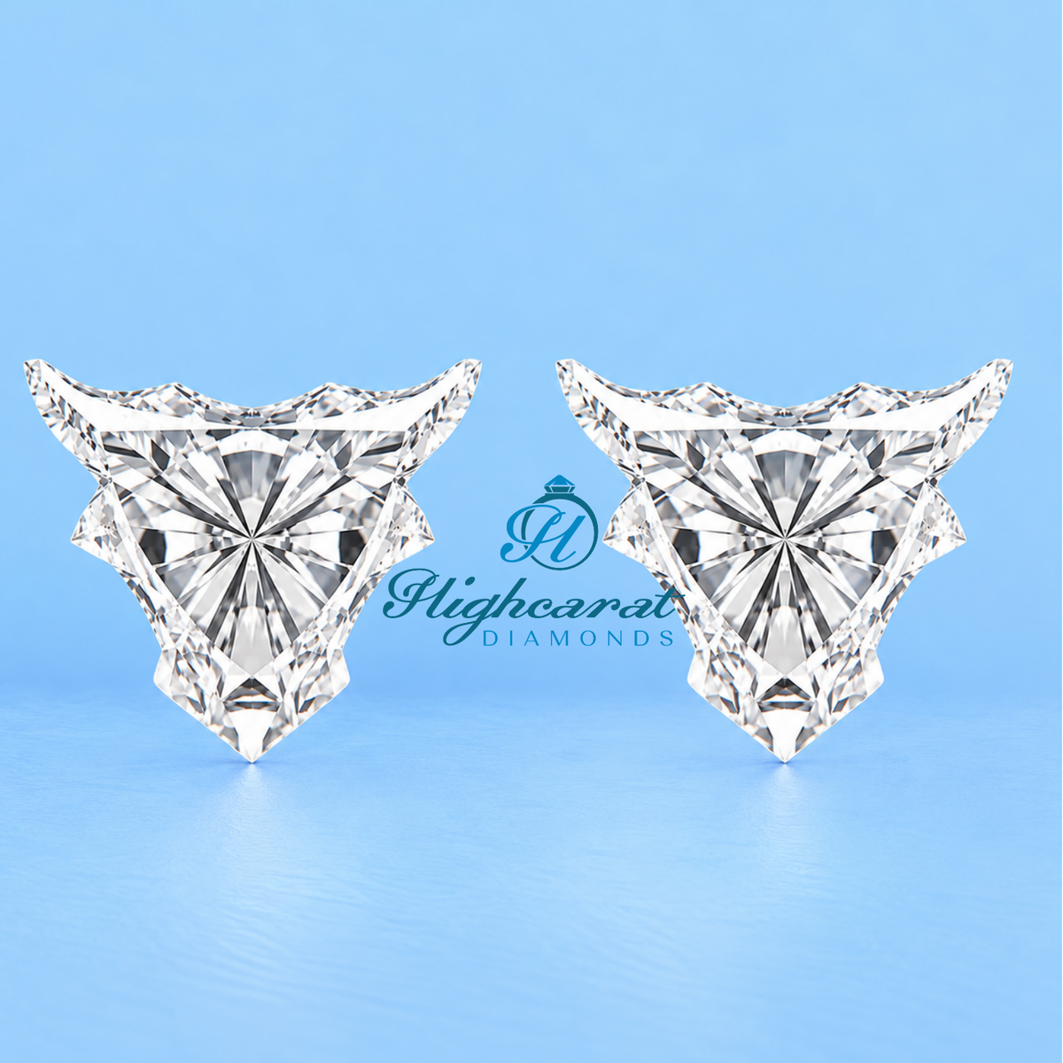 Certified Loose Bull Head Shape Lab Grown Diamond